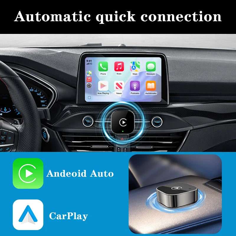 Adaptador CarPlay Inalámbrico 2 en 1 (Universal)
